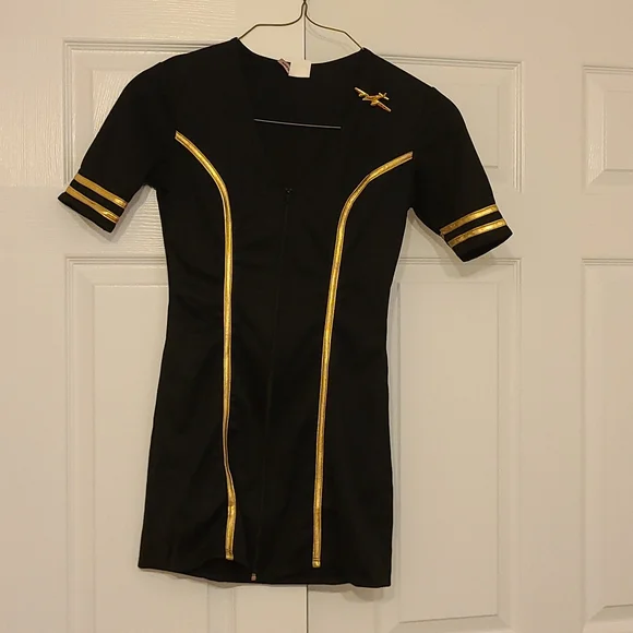 Halloween costume, Women's 3 piece sexy flight crew attandent costume - Picture 3 of 5
